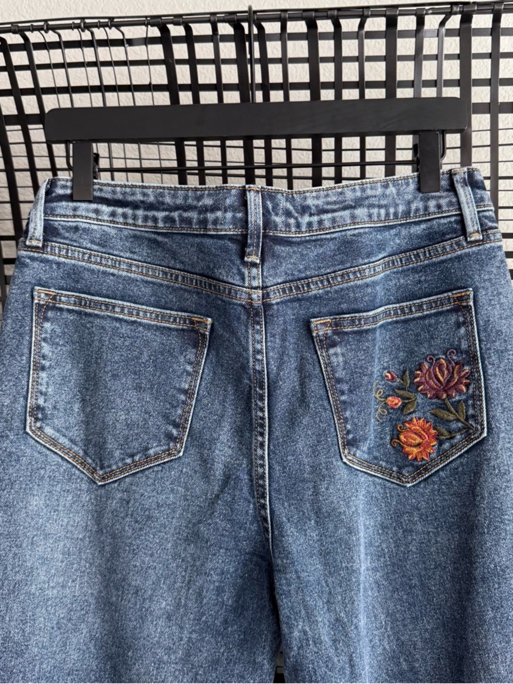 Free people Driftwood Charlee Cuffed Jeans Oshibana - Picture 6 of 9